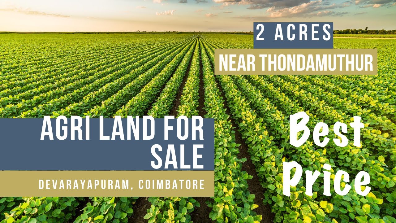 AGRI LAND FOR SALE IN COIMBATORE YouTube