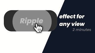 How to make ripple effect for any view in 2 minutes [Sketchware]