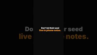 Bitcoin self-custody is not complicated. Get a Blockstream Jade. Write down your seed. Secure it wit