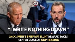 Details Sen. Tillis DEMANDS Answers from Jack Smith on Trump Investigations News