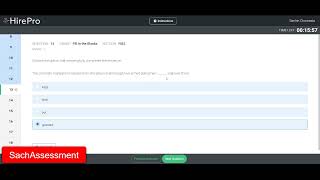 Live Amazon HirePro Online Assessment test assessment jobs amazon concentrix wipro hcl viral