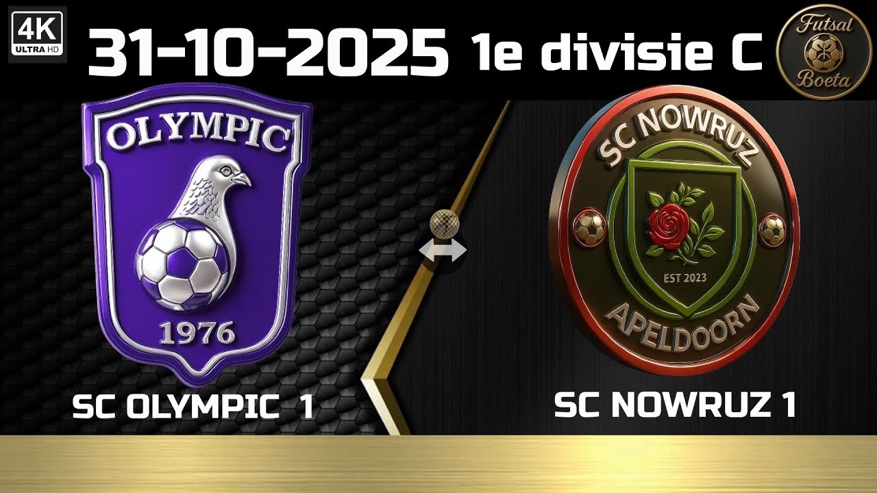1e divisie C: SC OLYMPIC 1 - SC NOWRUZ 1  (31-10-2025)