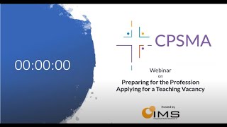 Preparing for the Profession: Applying for a Teaching Vacancy Preparing for the Profession: Applying for a Teaching Vacancy