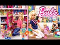 Barbie Baby Doll School Supply Shopping & First Day of School Routine