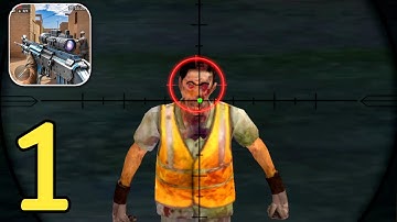 Sniper Zombie Survivor - Level 1 to 10 - Gameplay Walkthrough (Android,IOS) Part 1 