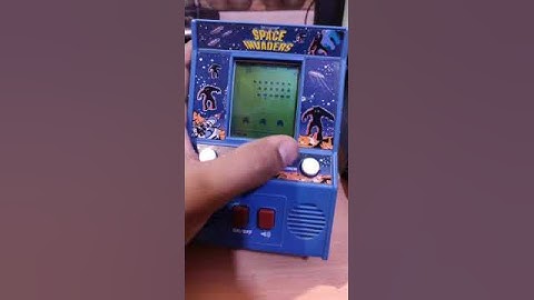 retro space Invader mini arcade machine testing in 2023 #retro #gamer #nintendo #trending #gaming 😃😃