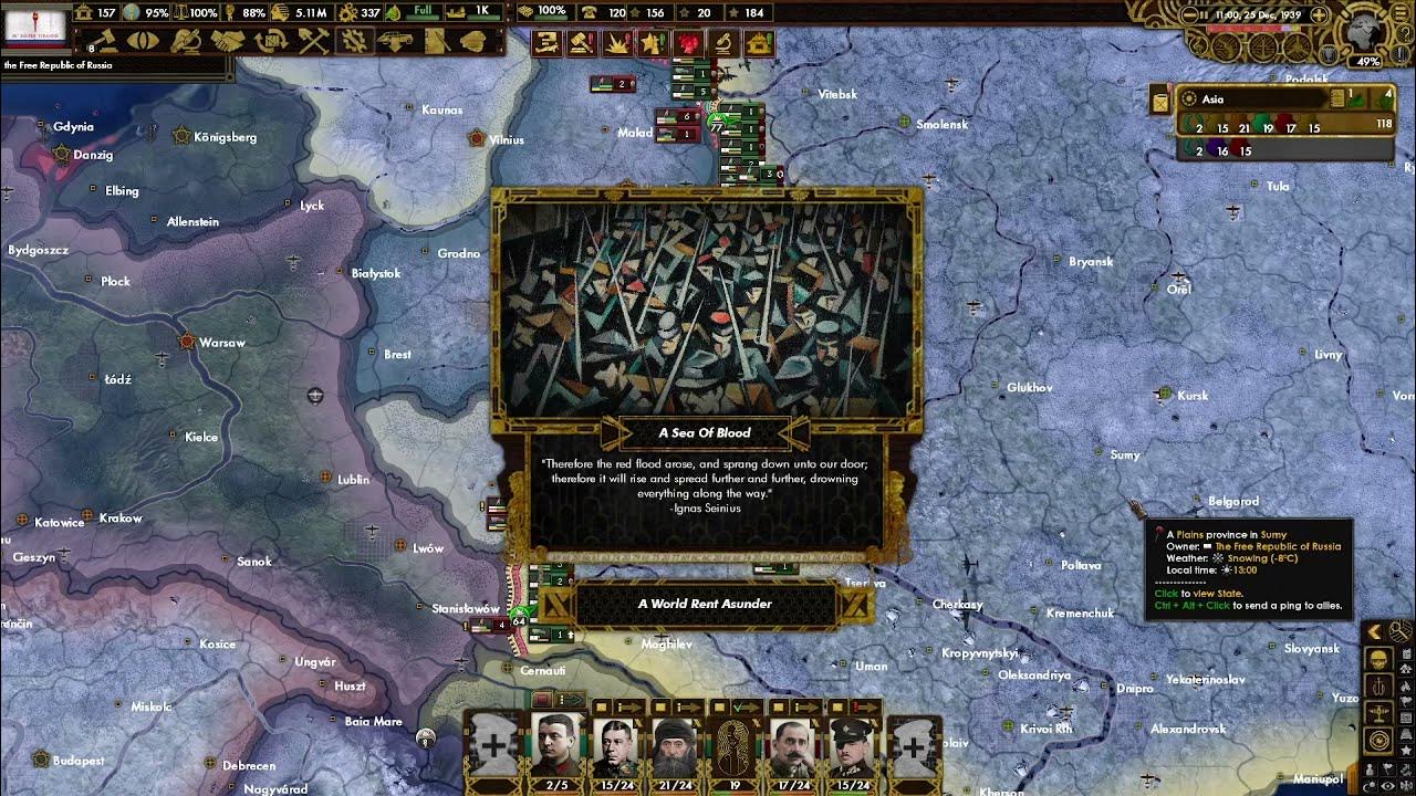 [Hoi 4 Red Flood] Sea of Blood superevent YouTube