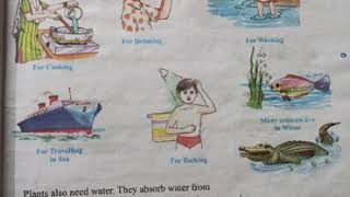 Class -2 Evs, lesson- 7 Water