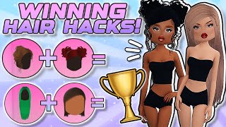 15+ FREE Dress To Impress HAIR HACKS / COMBOS To WIN! 🏆 | Roblox