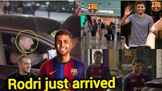 Good news | official Rodri has arrived in Barcelona for medical test | Fabrizio confirmed 👍