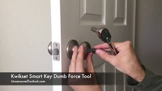 Kwikset Smart Key Dumb Force Tool  Tactical Lock Picking