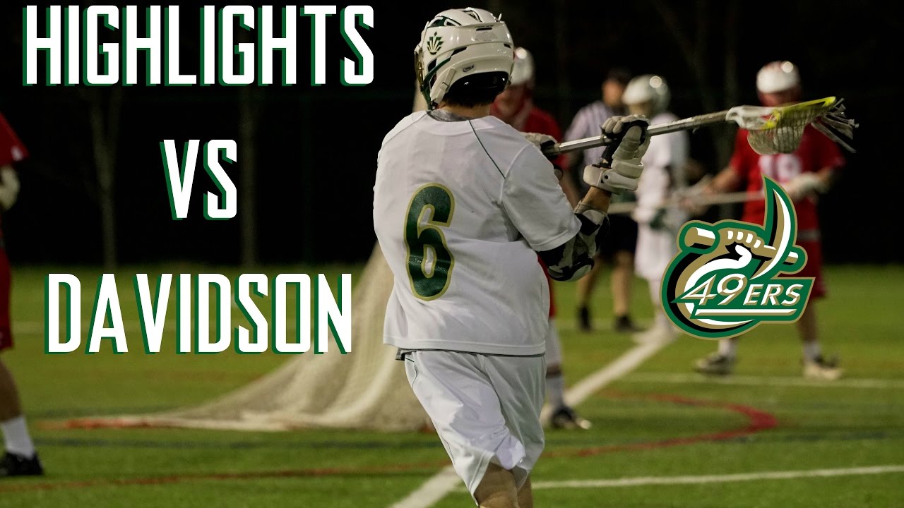 MCLA UNC Charlotte Lacrosse Highlights vs Davidson College YouTube