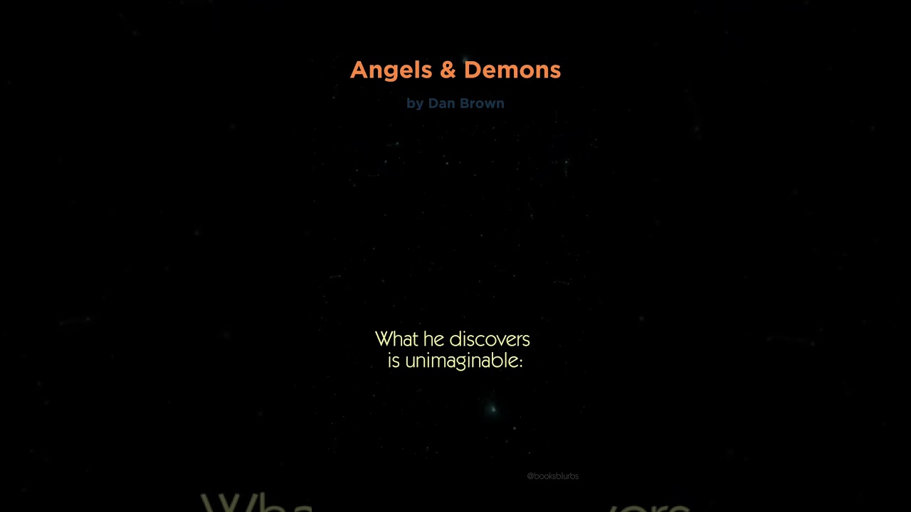 bb: Angels & Demons by Dan Brown