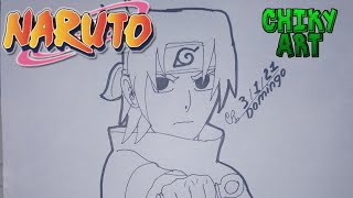 COMO DIBUJAR A SASUKE UCHIJA//CHIKY ART.