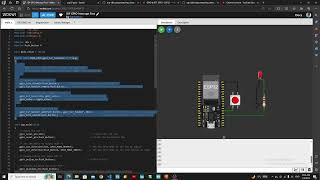 GPIO Interrupt triggering of ESP32 in ESP IDF with WOKWI Simulator