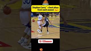 Stephen Curry' s best plays from each season play1#basketball #nba #fyp