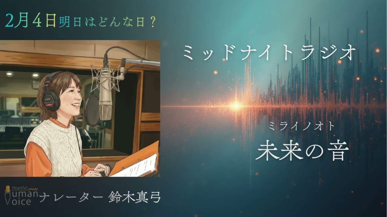 【眠れない夜に】心をほどく３分間｜立春｜#1「未来の音」