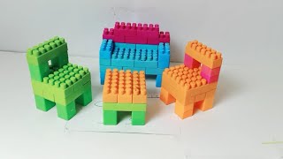 بناء كنبه وكراسي وترابيزه بالمكعبات, Lego, building blocks