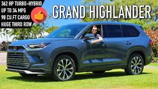 BIGGER IS BETTER! -- The 2024 Toyota Grand Highlander is Large, Powerful & Efficient!