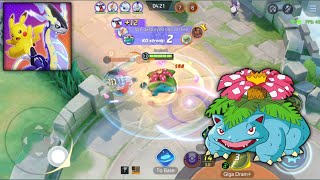 Mastering the Jungle: Insane Venusaur Gameplay in Pokemon Unite!