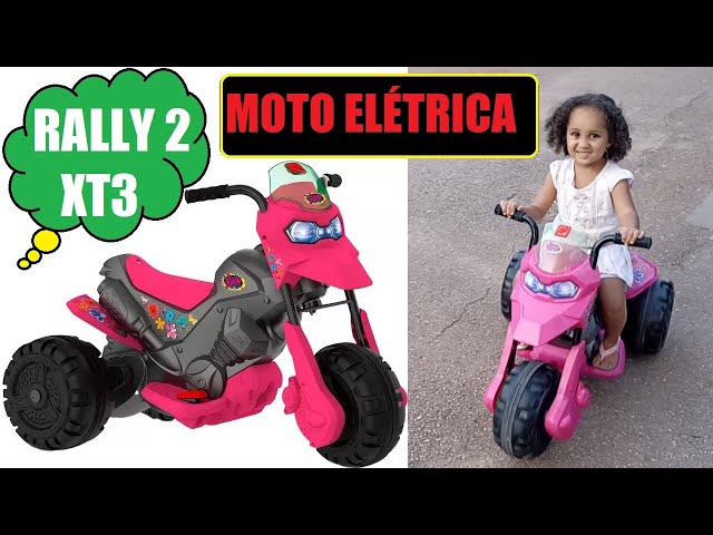 Motinha Motoca Infantil Elétrica Menina Com Marcha