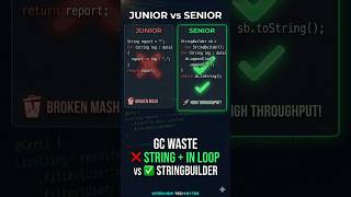 #49 Java Performance: STOP Using + in Loops! 🛑 #JavaProgramming #java #shorts #ytshorts