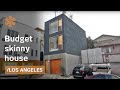 Skinny house in LA: affordable, minimal, modern home/office