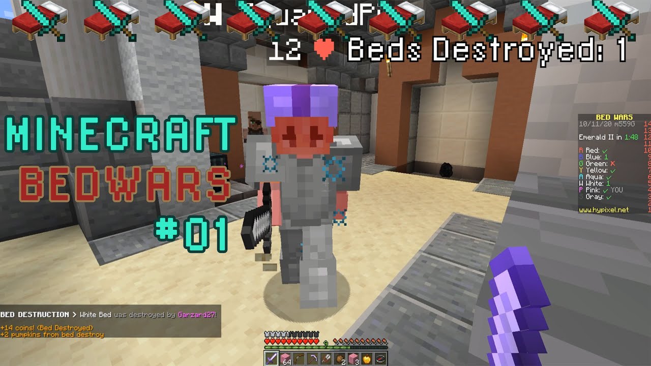 WHY ARE THEY SO OBSESSED WITH ME??? Minecraft BedWars Episode 01