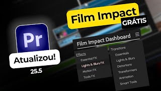 Efeitos E Transições Da Film Impact No Premiere Pro Tudo De Graça