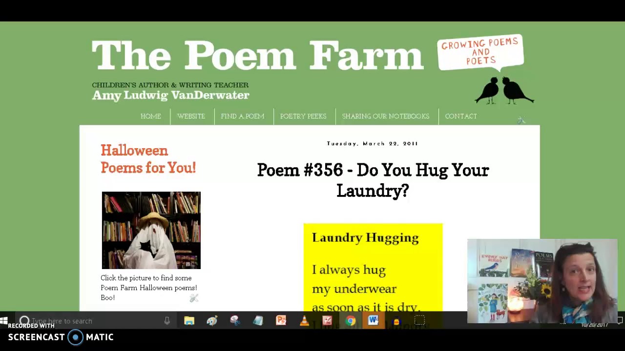 Amy Ludwig VanDerwater - National Day on Writing 2017 - YouTube