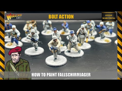 How to Paint Fallschirmjager for Warlord Games Bolt Action