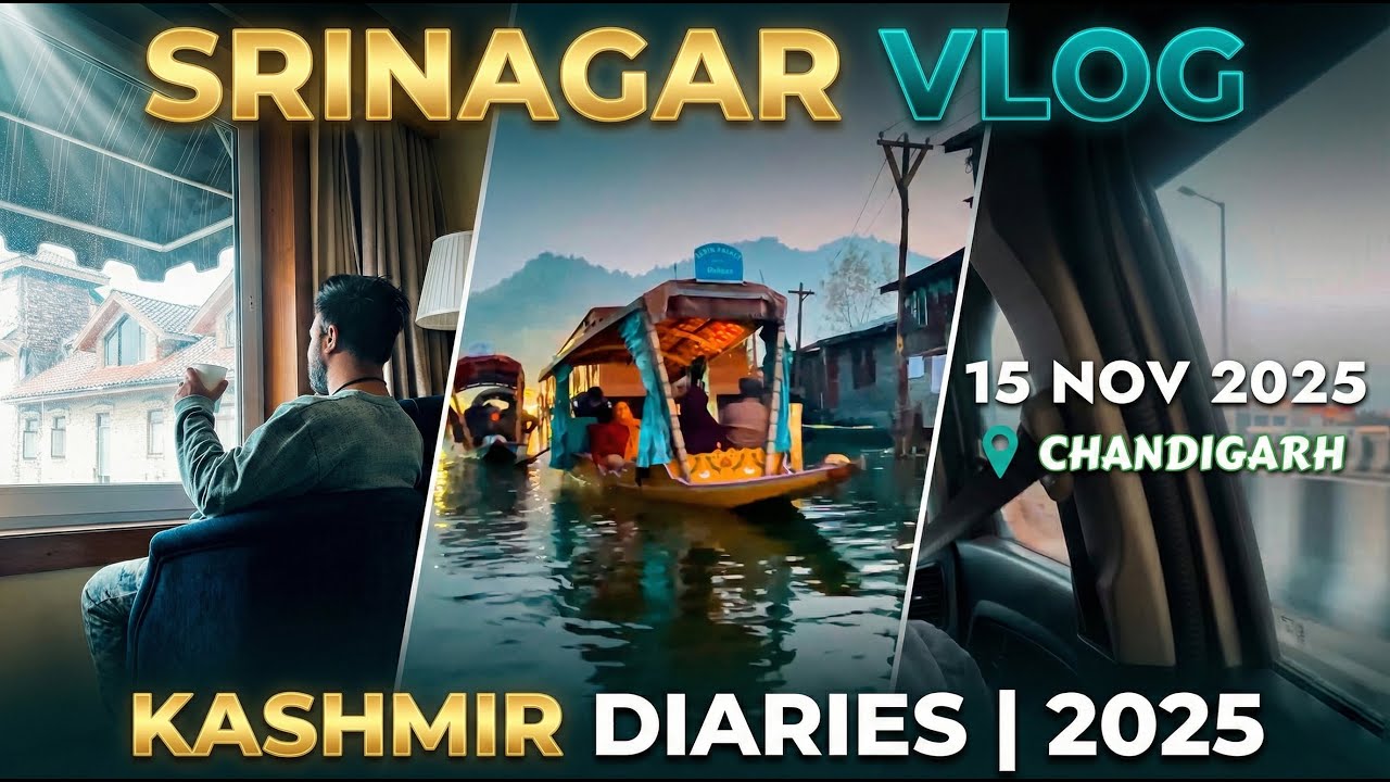 Srinagar Vlog | Dal Lake Tour & Shikara Ride Experience | Kashmir Trip 2025