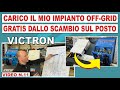 BATTERIE OFF-GRID CARICATE DALLO SCAMBIO SUL POSTO #fotovoltaico #faidate #perte