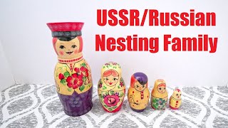 My Nesting Doll Collection 0250 – USSR Family of 5