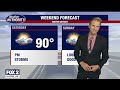 Air quality improves little by little; possible storms tonight and Saturday