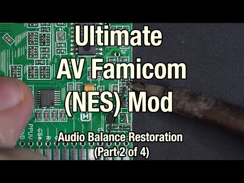 Ultimate AV Famicom (NES) Mod - Audio Balance Restoration (Part 2 of 4)