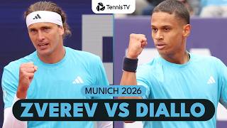 Alexander Zverev Vs Gabriel Diallo Match Highlights Munich 2026