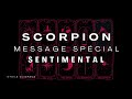Scorpion  message spcial sentimental