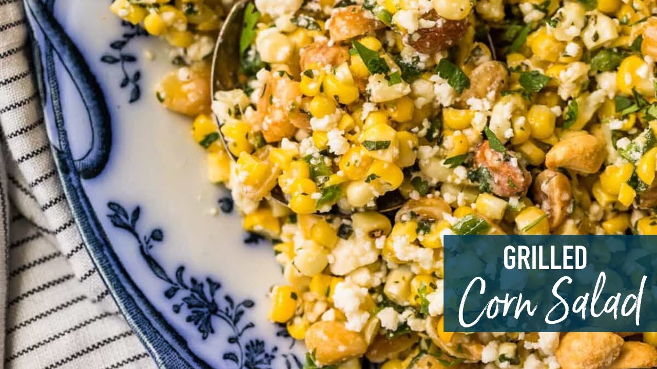 Mind Blowing Grilled Corn Salad!