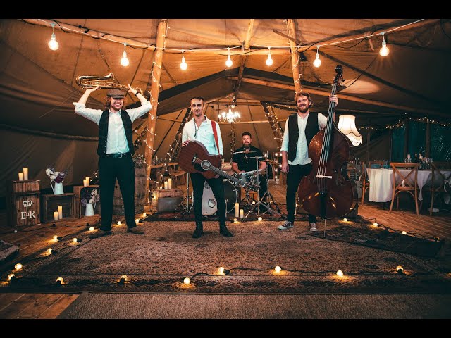 The Hustle - Cheshire Wedding Band (Wedding Band With Saxophone & Double Bass)