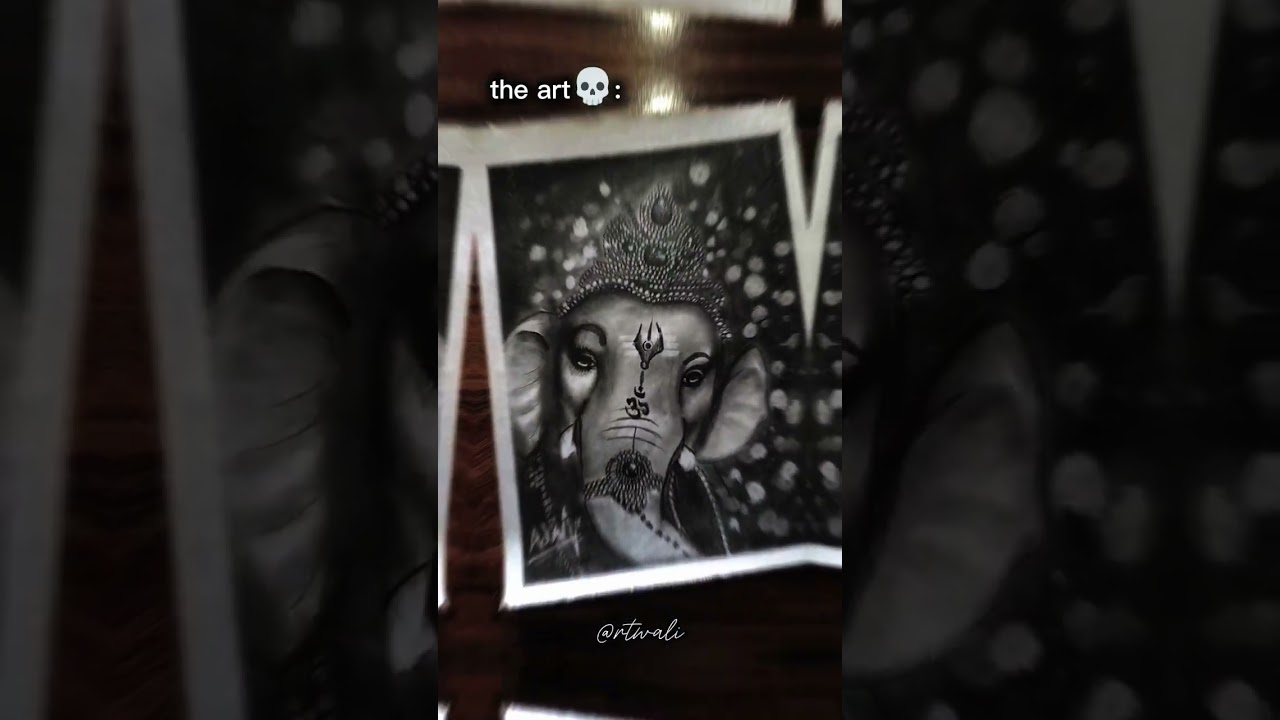 the hand ✋ but the art💀🎨 