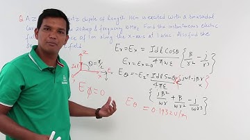 Electro Magnetics - Numerical on Hertz Dipole