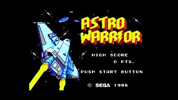 Astro Warrior Title Screen Music Theme Sega Master System