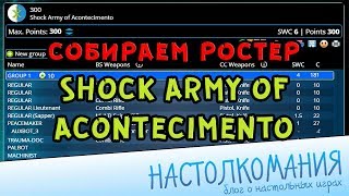 Shock Army of Acontecimento - Собираем ростер на 300