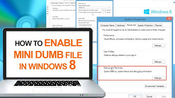 How To Enable Mini Dump File in Windows 8 | Computer & Networking Basics | Computer Technology