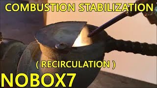 waste oil Burner  Recirculation and  Combustion Stability (ELBOW BURNER)