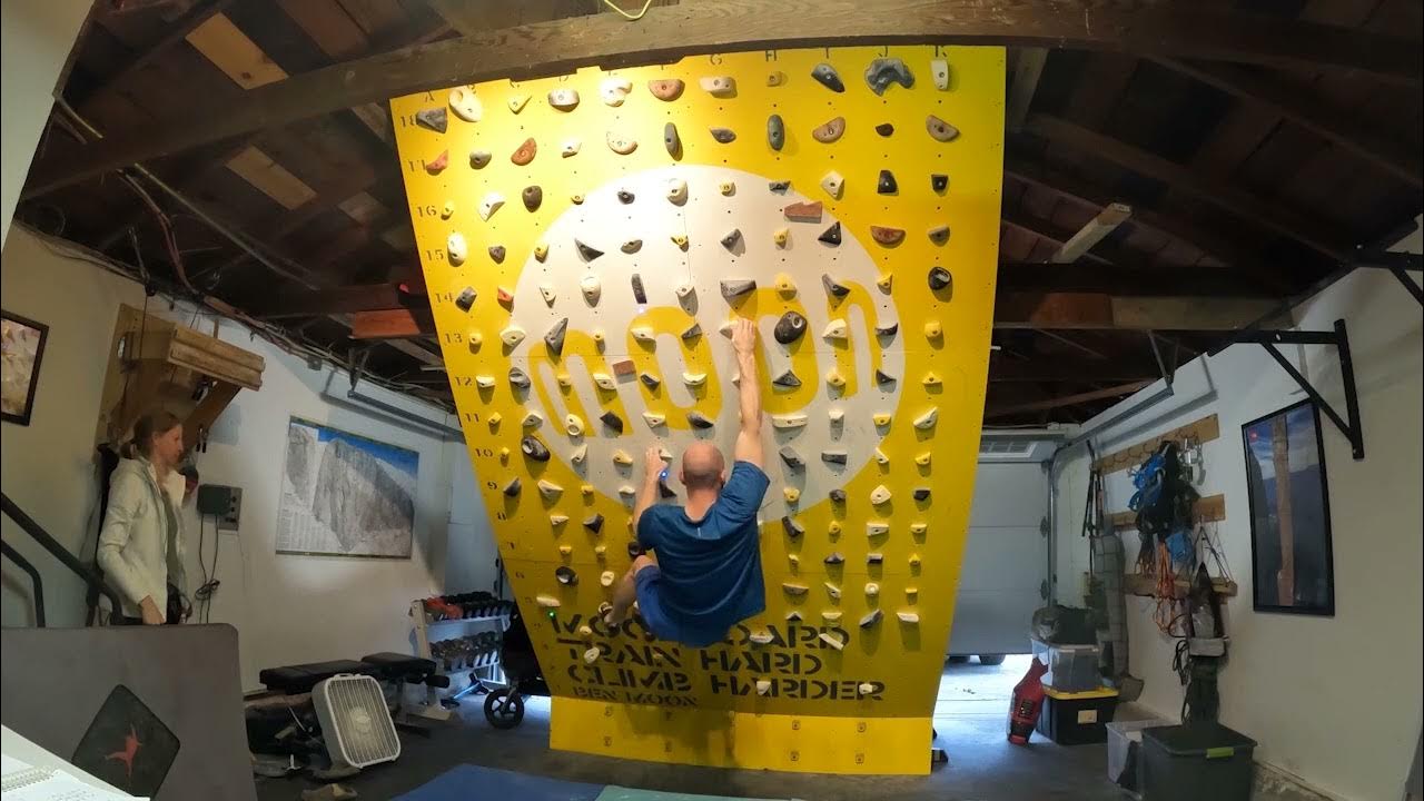 Moonboard 2016 Benchmarks Dr. Pinch (V4) YouTube