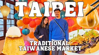 Travel vlog - Taiwan Travel 2024 🇹🇼 Shopping at Taipei's Oldest Market, Taiwanese Street Food, Dadaocheng Vlog