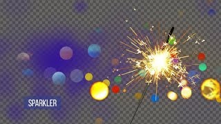 Loop-able Sparkler Background And Assets V4 | Motion Graphics - Videohive template
