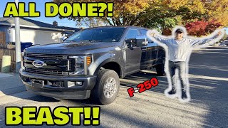 I Bought a WRECKED Ford F250 from COPART and Completely rebuilt it! Part 4 - ALL DONE